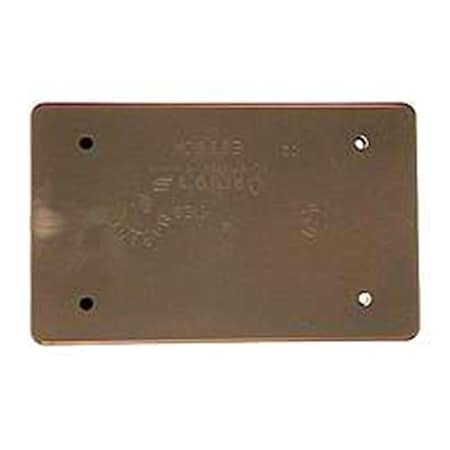 Homestead Electrical Box Cover, 1 Gang, Blank Cover HO83508